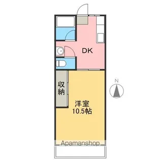第二コーポサチ【2階】の間取り