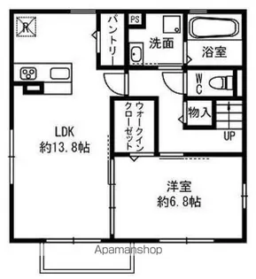 ステラ【B201号室】の間取り