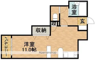 サンパレス21萩丘西【2階】の間取り
