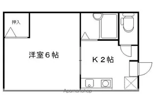 シャレー御園橋【301号室】の間取り