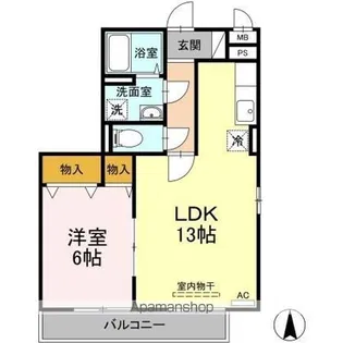 リビングタウン田代外町 D棟【2階】の間取り