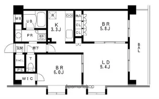 レジディア池袋【5階】の間取り
