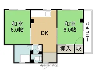 日光マンション【3階】の間取り