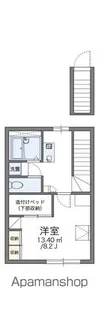 レオパレスボニータ【2階】の間取り