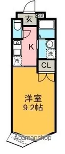 レジデンスアポロ【4階】の間取り