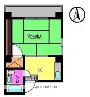コーポ西村【201号室】の間取り