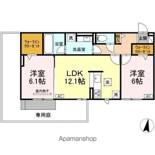 ジョイハイツ【1階】の間取り
