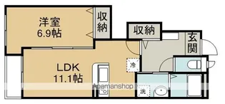 ルーチェ KICO【1階】の間取り