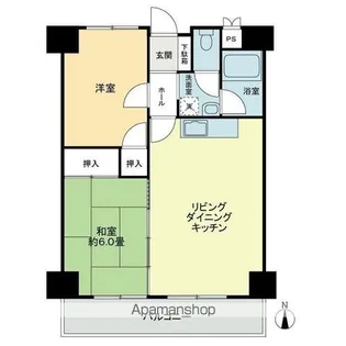 グランドメゾン松島【4階】の間取り