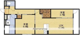 ラ・パーチェ江坂Ⅱ【1階】の間取り