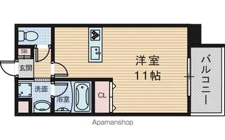 アバンティ淡路【9階】の間取り