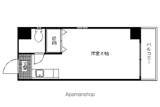 麒麟館【201号室】の間取り