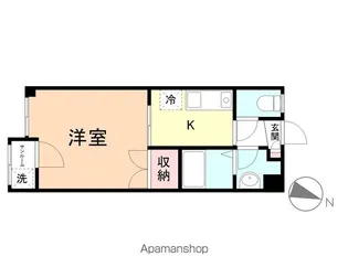 スカイヒルズ【106号室】の間取り