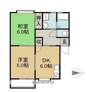 第3ひいらぎコーポ【103号室】の間取り