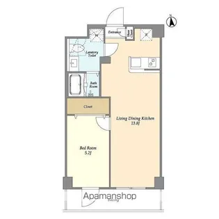 アルファコート八広【2階】の間取り