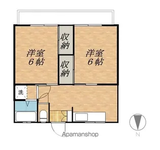 グリーンハイム一井【102号室】の間取り