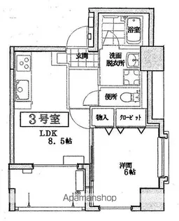 コンシェルジュ【5階】の間取り