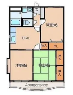 シーサイド石崎【1階】の間取り