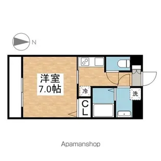 スカイコート御器所【8階】の間取り