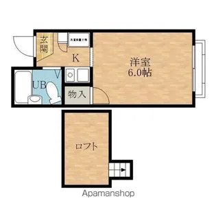 ヒルズ額原Ⅱ【102号室】の間取り