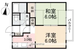 タウン国分寺【2階】の間取り