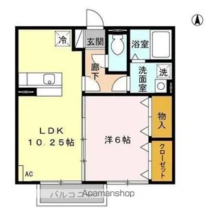 アスタリスク【2階】の間取り