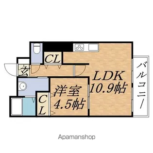 JP NOIE 円山表参道【11階】の間取り