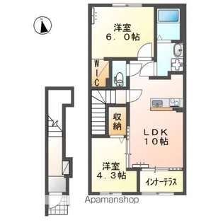 レオーネ黒田【2階】の間取り