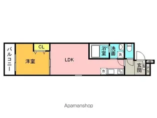フジパレス尼崎水堂町【102号室】の間取り