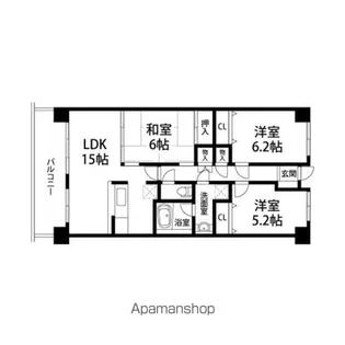 セレクト泉中央【402号室】の間取り