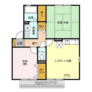 リヴェール B【1階】の間取り