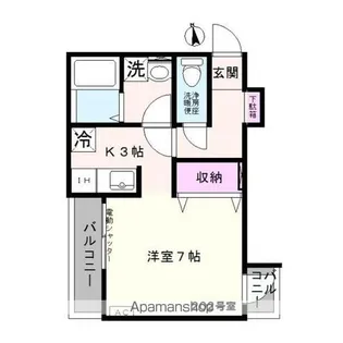 コンソラーレ長崎【2階】の間取り