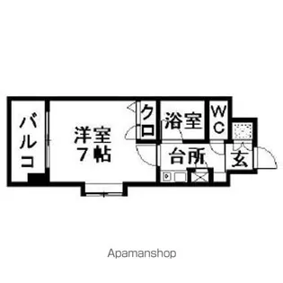 トーカンキャステール西湊町【10階】の間取り