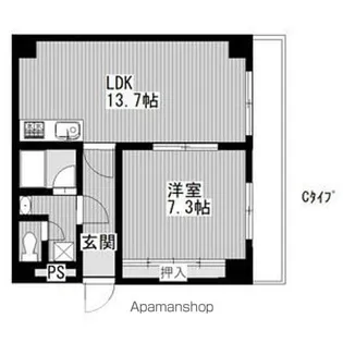 WESTCREEK【4階】の間取り