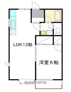 ディオマツモト B棟【101号室】の間取り