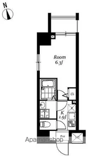 東京都墨田区吾妻橋1丁目【マンション】の間取り