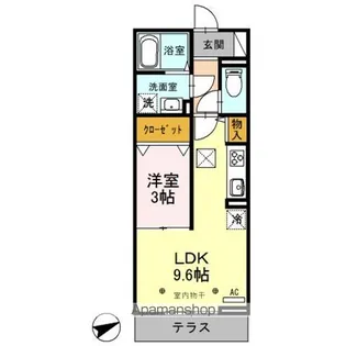 プレミスト Ⅶ【1階】の間取り