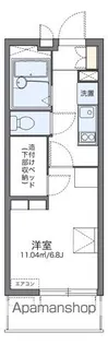 レオパレスハートポート【3階】の間取り