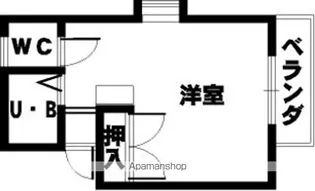 フジコーマンション小松里【207号室】の間取り