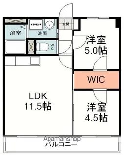 パシフィック葵【4階】の間取り