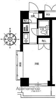 ペガサスマンション目白【5階】の間取り