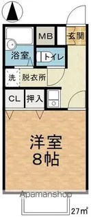 ハイムサンライズA【201号室】の間取り