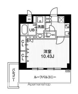 N-Stage亀戸Ⅱ【7階】の間取り