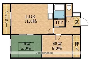 マンションえむず【603号室】の間取り