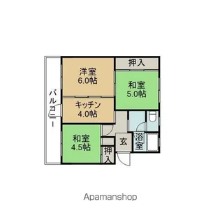 東島マンション【1階】の間取り