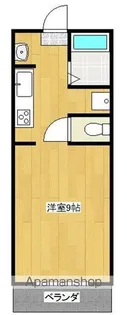 笠野石油ビル【407号室】の間取り
