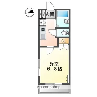 POLARIS K&J【3階】の間取り