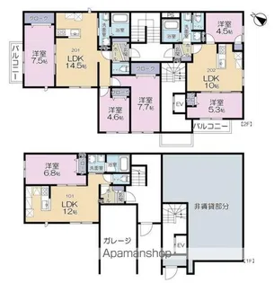 SHERBORNECOURT【1階】の間取り