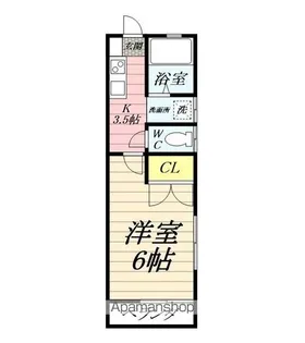 ニュー朋美【2階】の間取り