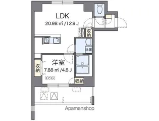 ヴィアロ千種スクエア【509号室】の間取り